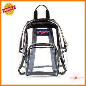 Clear Mini Backpack 10L Lightweight Adjustable Straps Travel Concert Approved